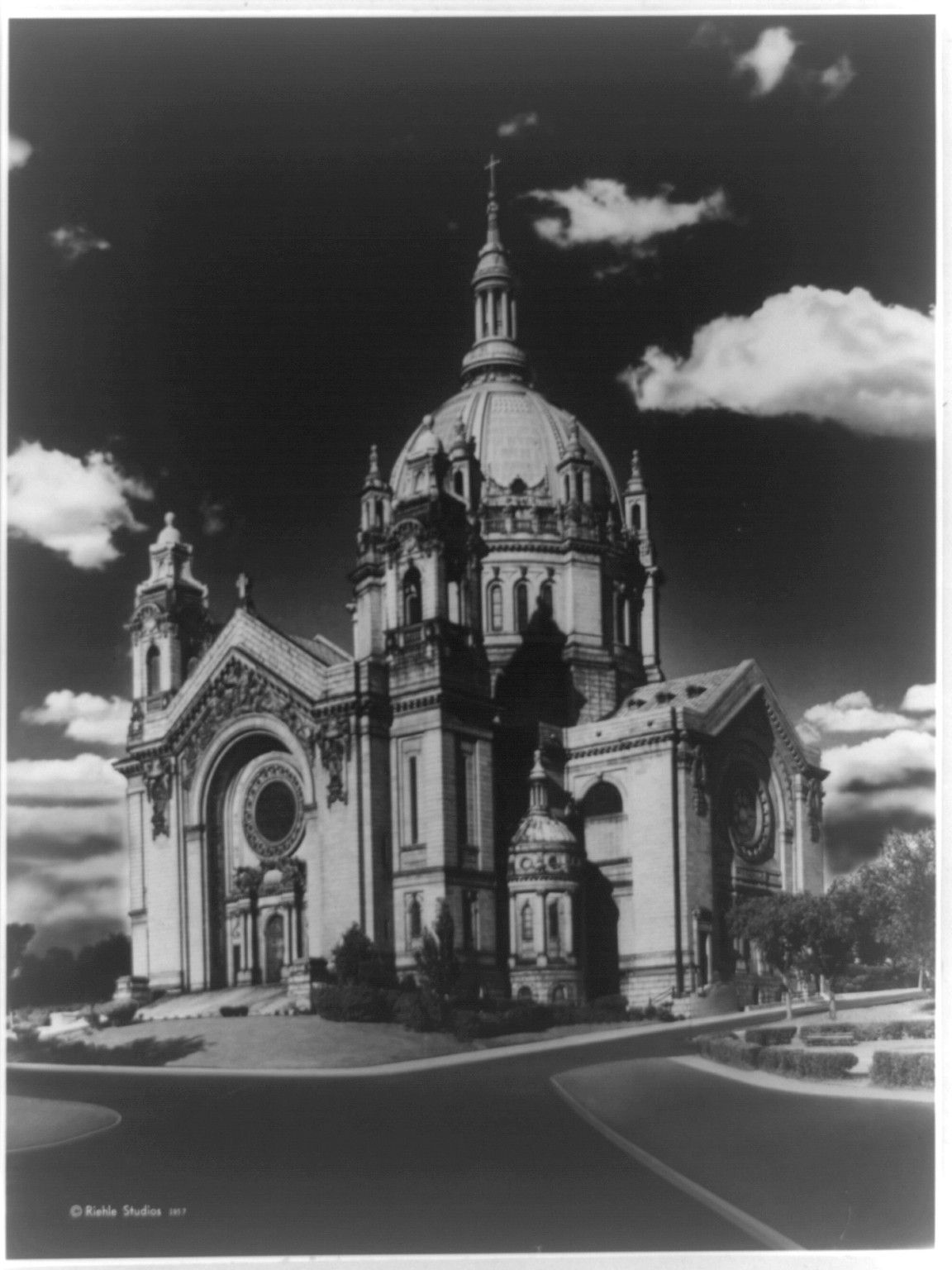 St. Paul Cathedral, St. Paul, Minn., c1958 March 17. — historic photograph