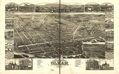 Olean, New York, 1882
