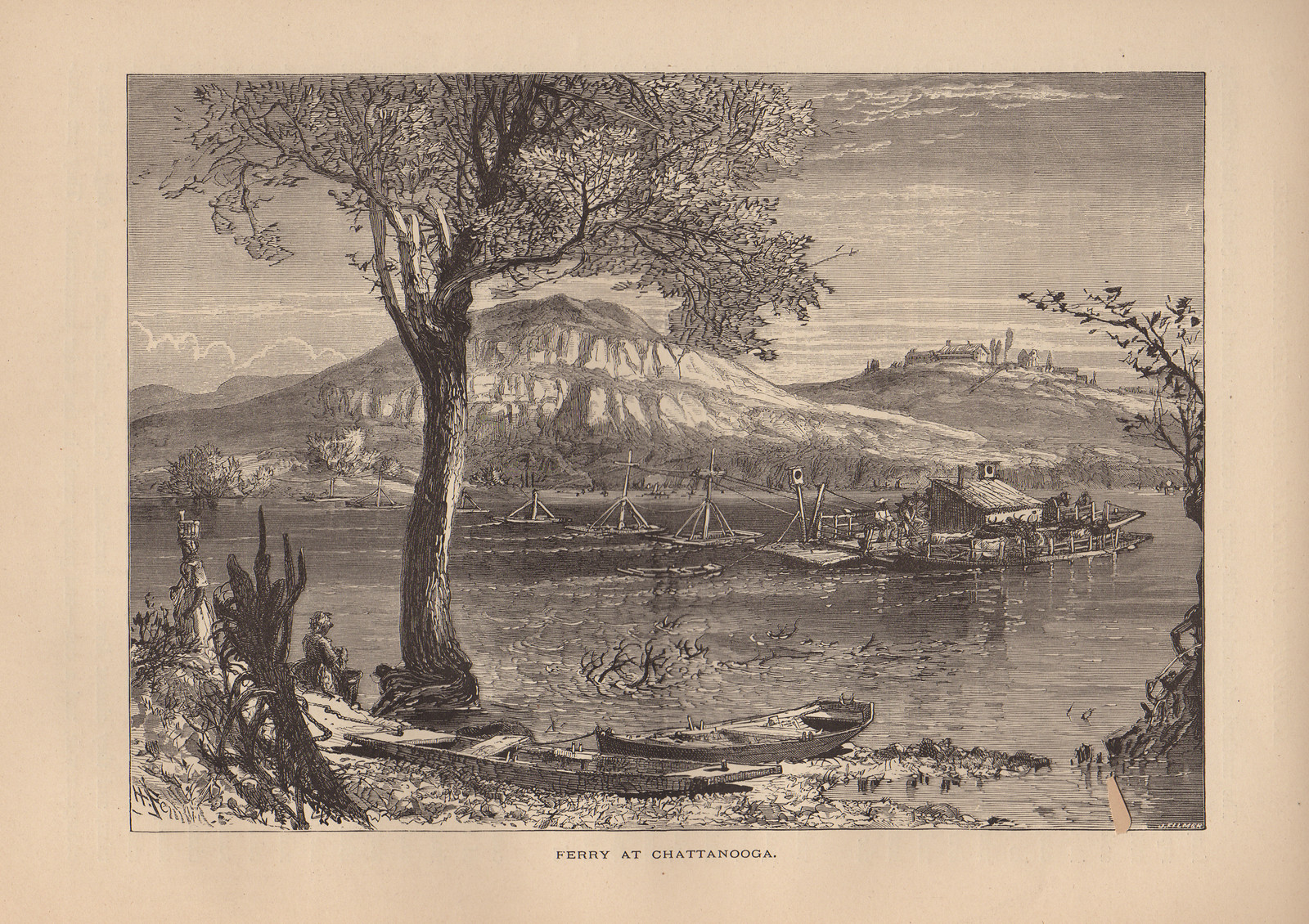 Ferry at Chattanooga — historic image