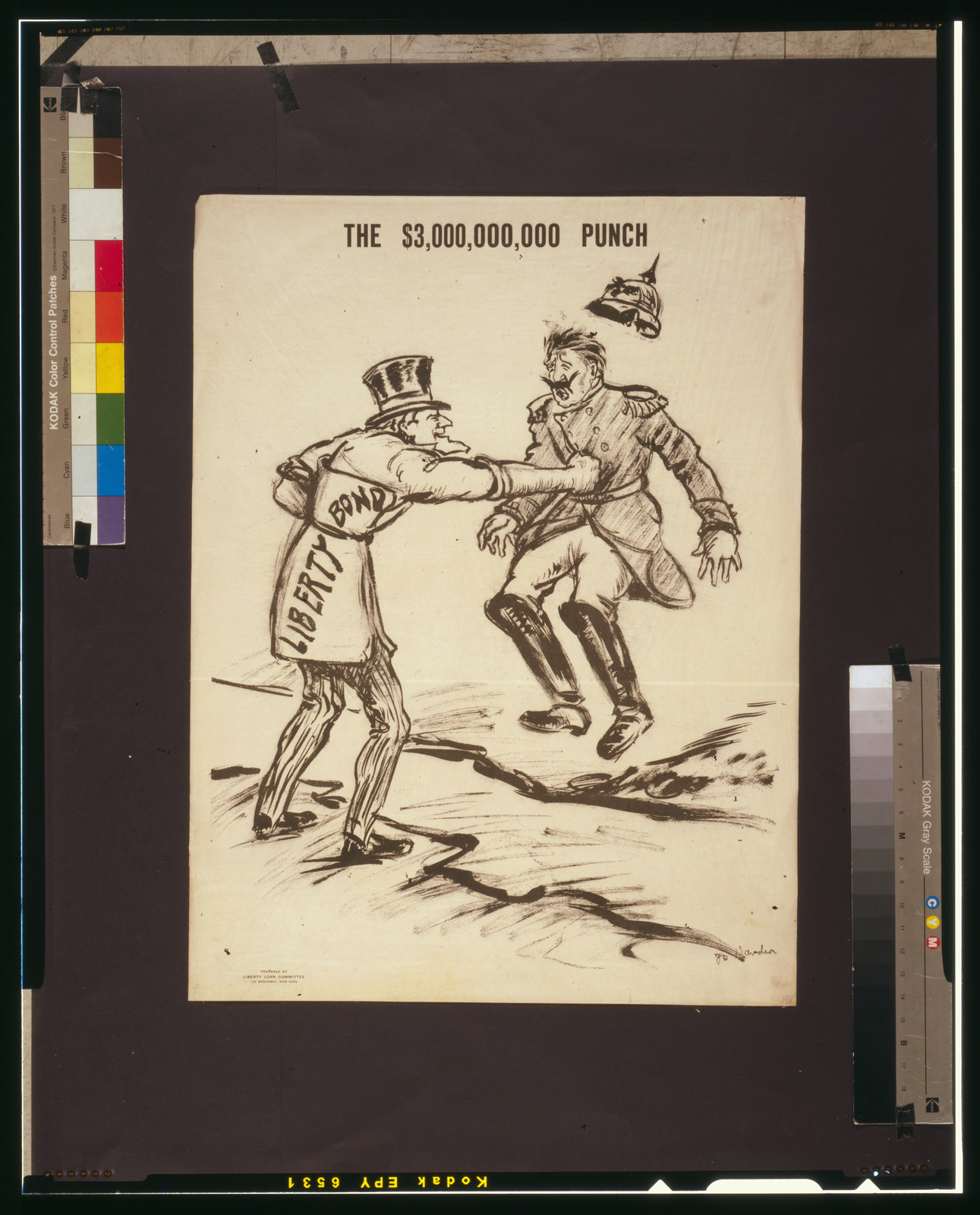 The $3,000,000,000 punch / Jo Davidson., [1917] — vintage poster