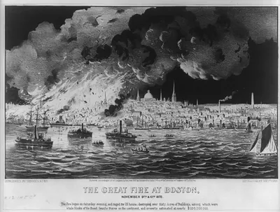 The great fire at Boston: November 9th & 10th 1872