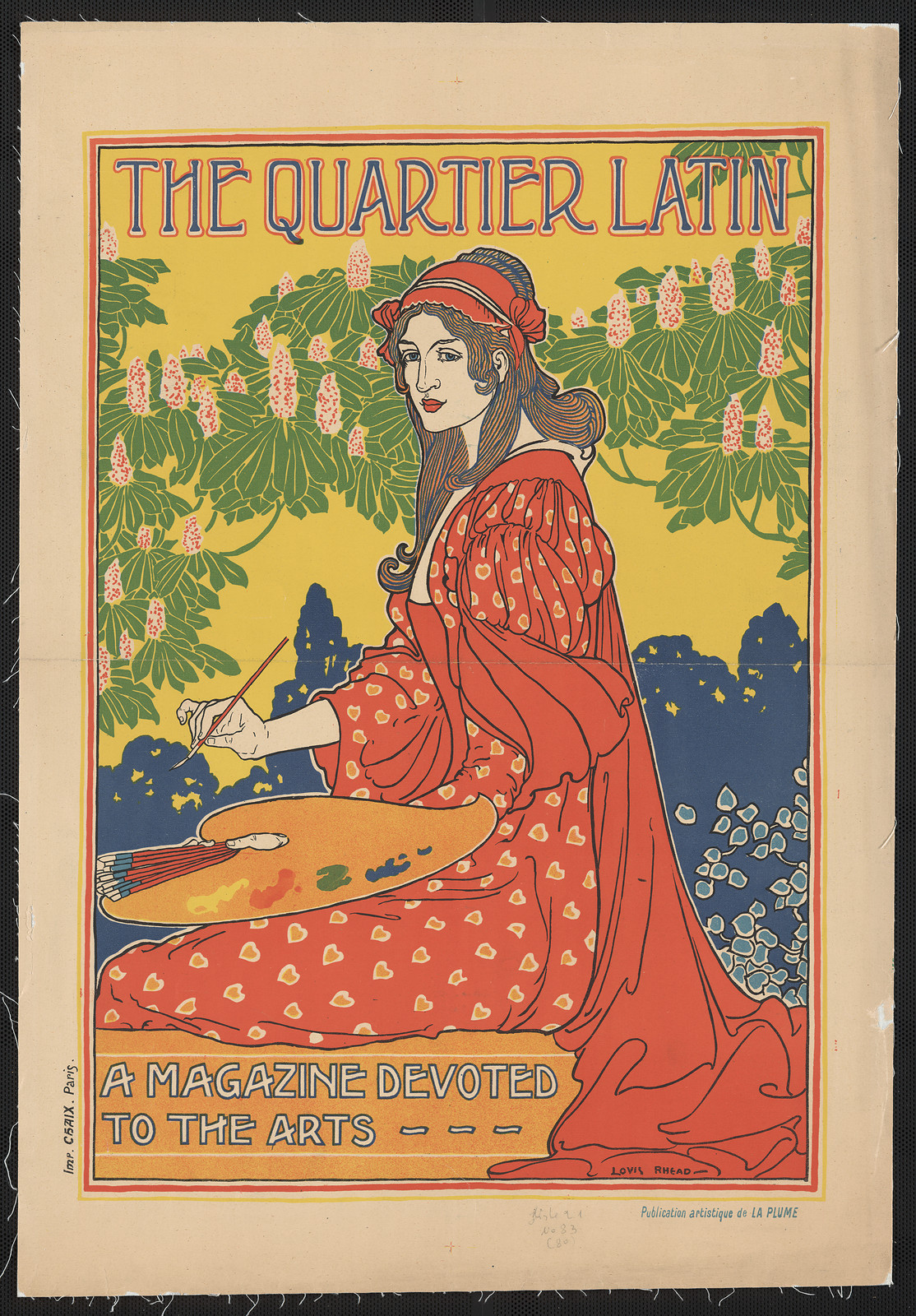 The Quartier Latin: A Magazine Devoted to the Arts — historic print