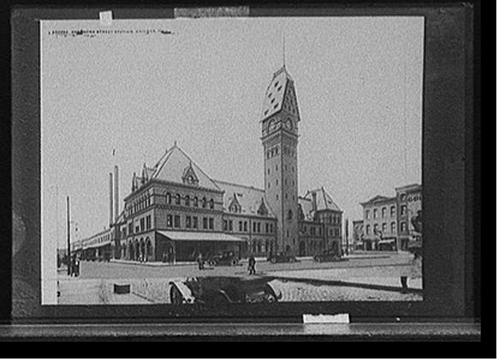 Dearborn Street station, Chicago, Ill., [between 1900 and 1915] — historic photograph