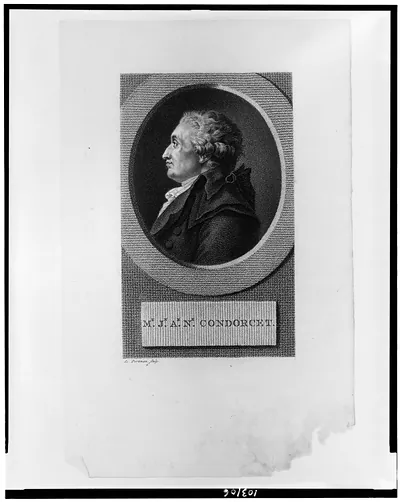 Me. Jn. Ae. Ns. Condorcet / L. Portman, sculp.