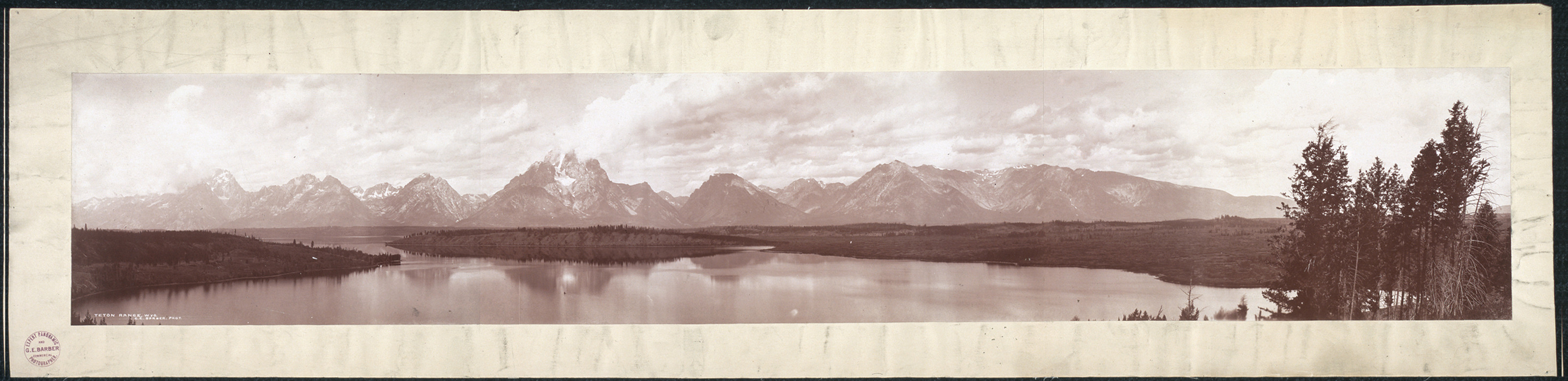 Teton Range, Wyoming, 1902, 1902 — historic image
