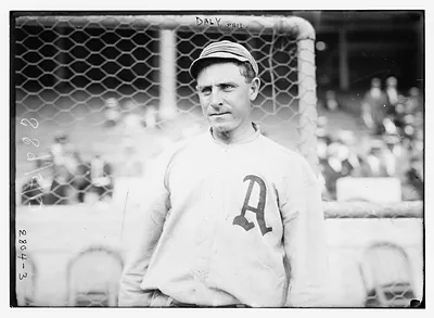 Tom Daley, Philadelphia AL, at Polo Grounds, NY (baseball)