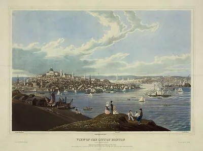 View of the City of Boston