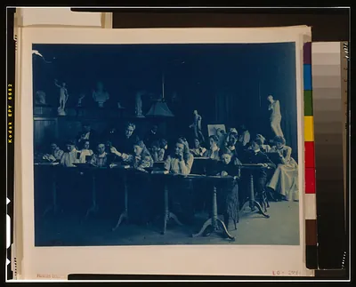 [Students in a drawing class, Western High School, Washington, D.C.]