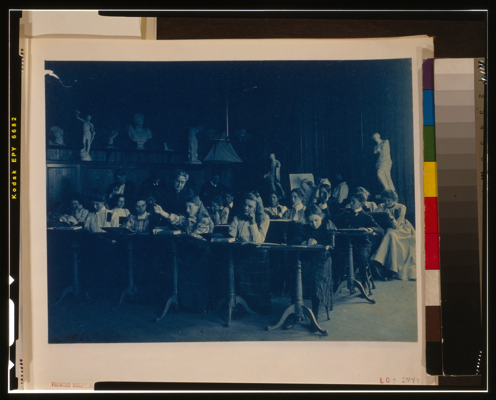 [Students in a drawing class, Western High School, Washington, D.C.], [1899?] — historic photograph