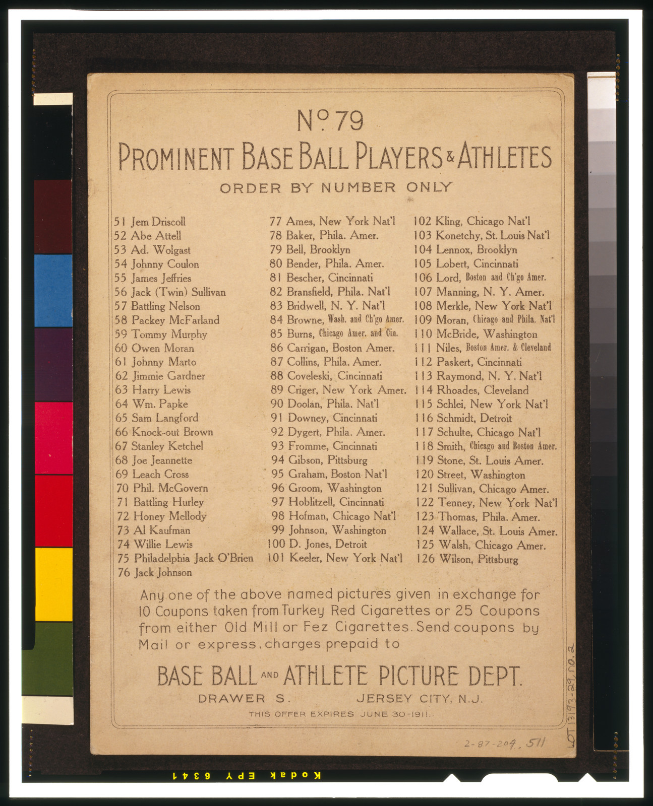 Turkey Red Cabinets (T3), 1911 — antique lithograph