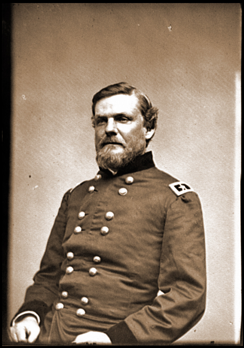Portrait of Maj. Gen. John Newton officer of the Federal Army, 1860 — historic photograph