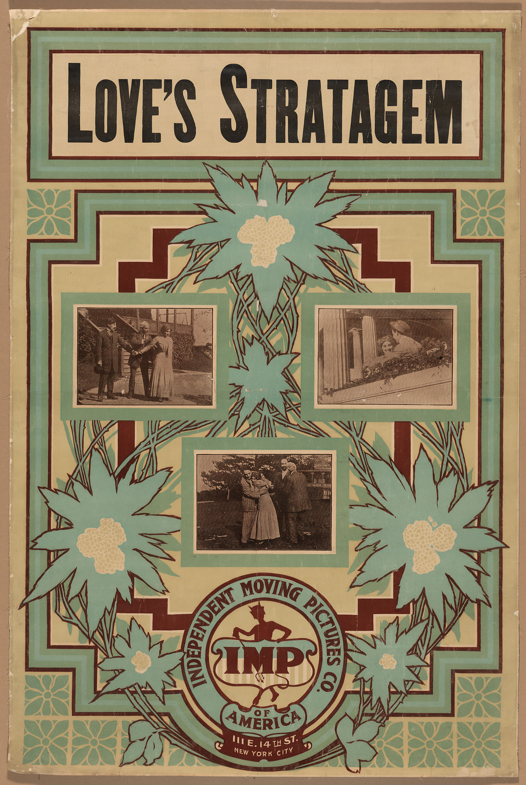 Love's Stratagem film poster from Independent Moving Pictures — vintage poster