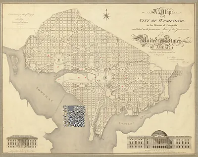 A Map of the City of Washington in the District of Columbia