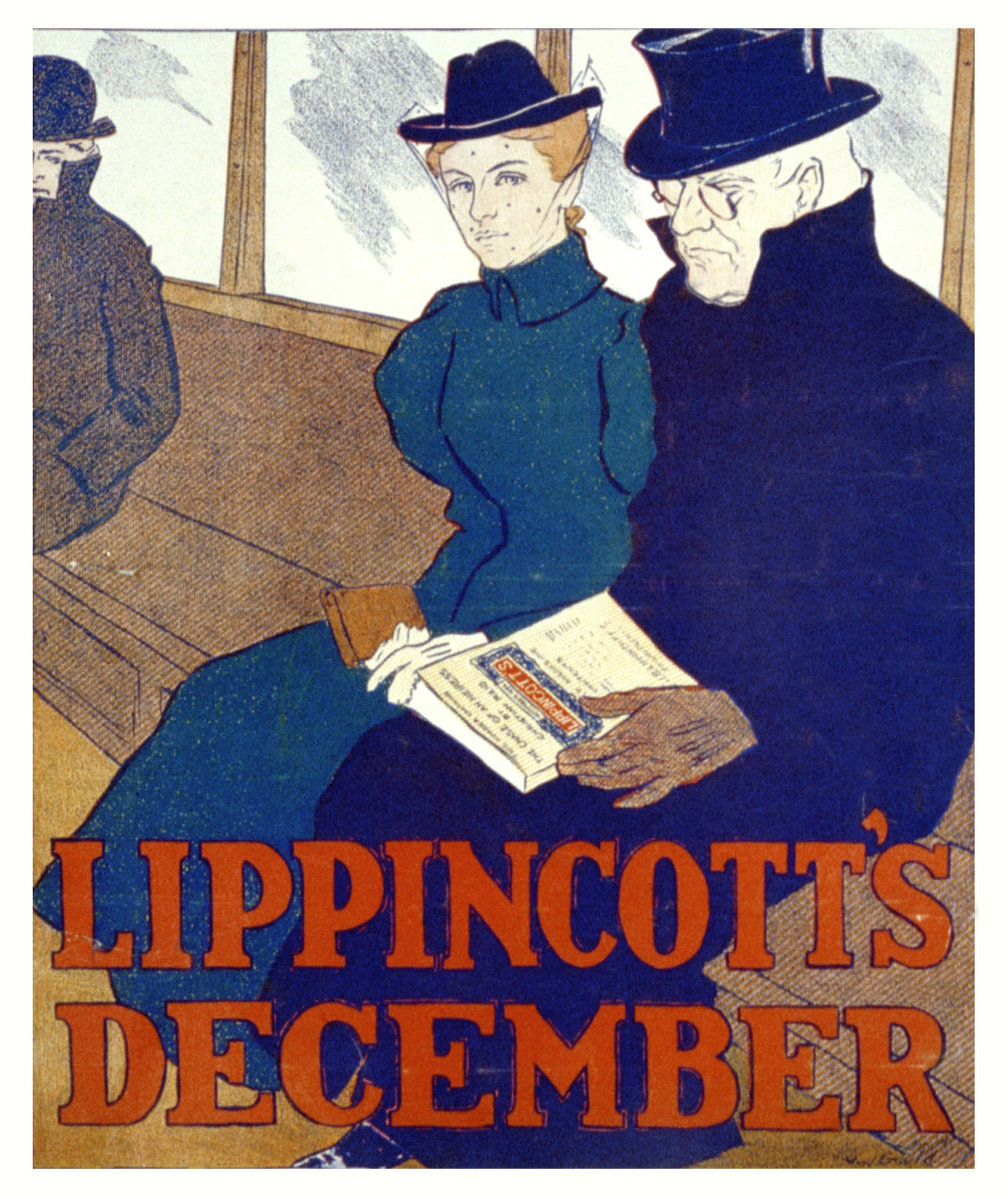 Lippincott's [for] December, 1896 — vintage poster