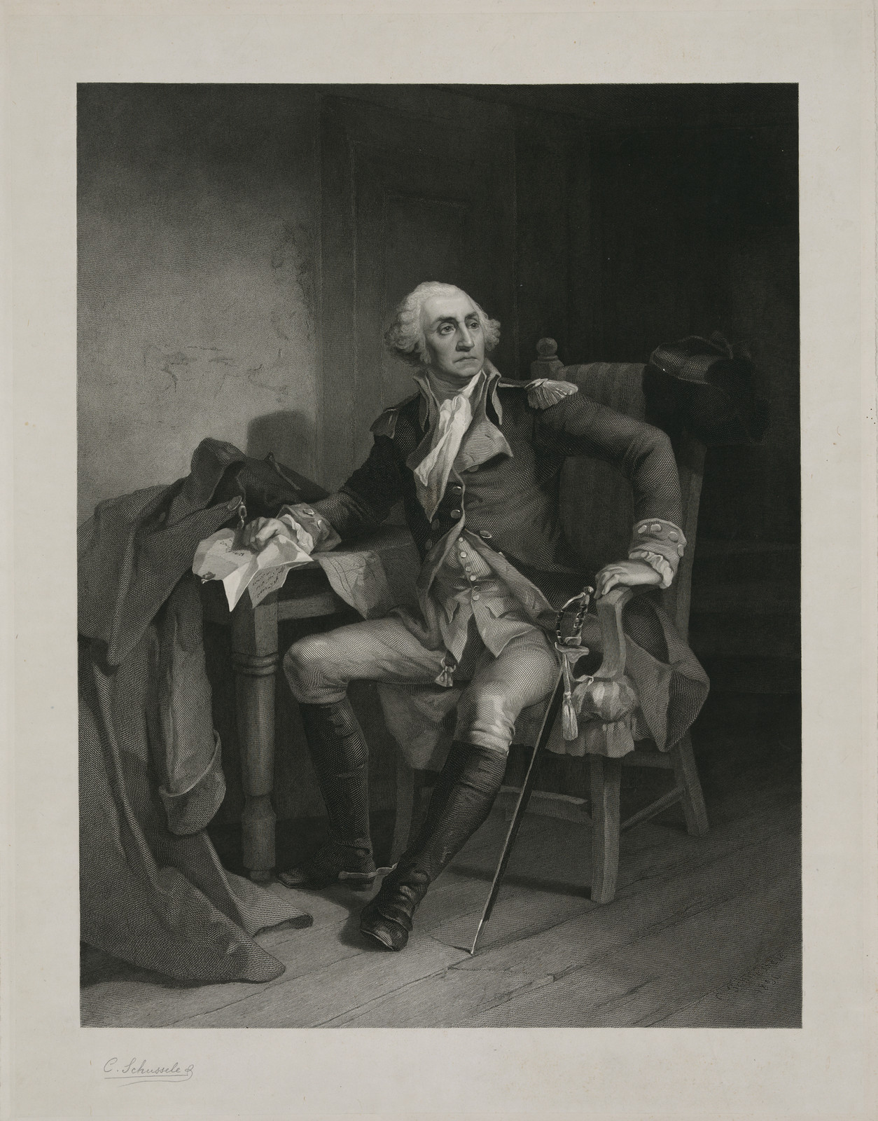 George Washington — historic print