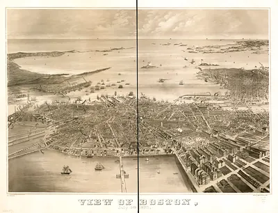 Boston July 4, Massachusetts, 1870