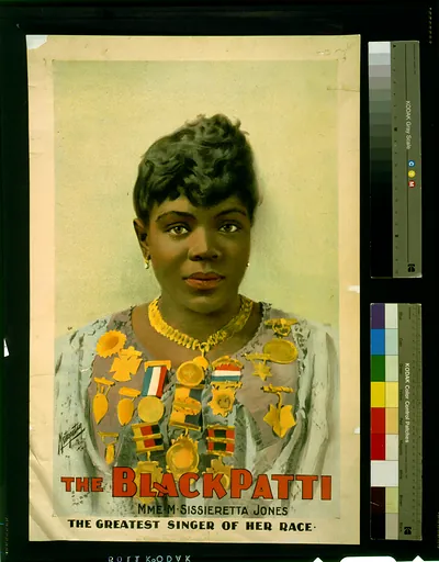 The Black Patti, Mme. M. Sissieretta Jones the greatest singer of her race.