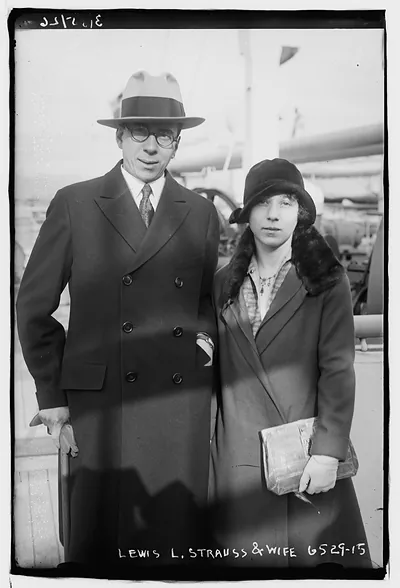 Lewis Strauss & wife