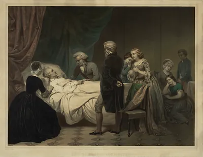 Life of George Washington - Deathbed