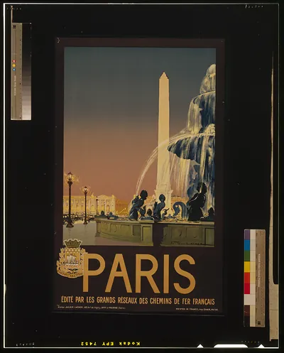 Paris, édité par les grands réseaux des chemins de fer Français / Julien Lacaze ; Imp. Chaix, Paris.