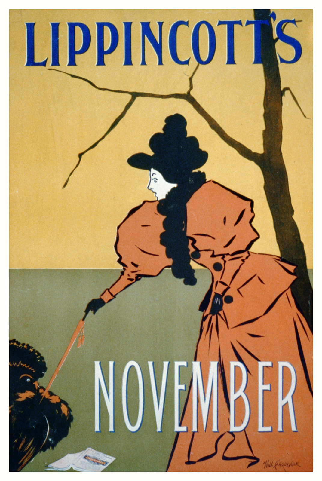 Lippincott's [for] November, 1895 — vintage poster
