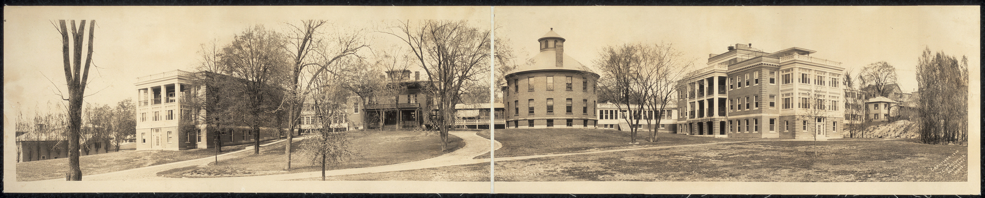 Worcester Memorial Hospital, Massachusetts, 1910, 1910 — historic image