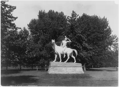 The Indian statue, City Park, Denver, Colorado