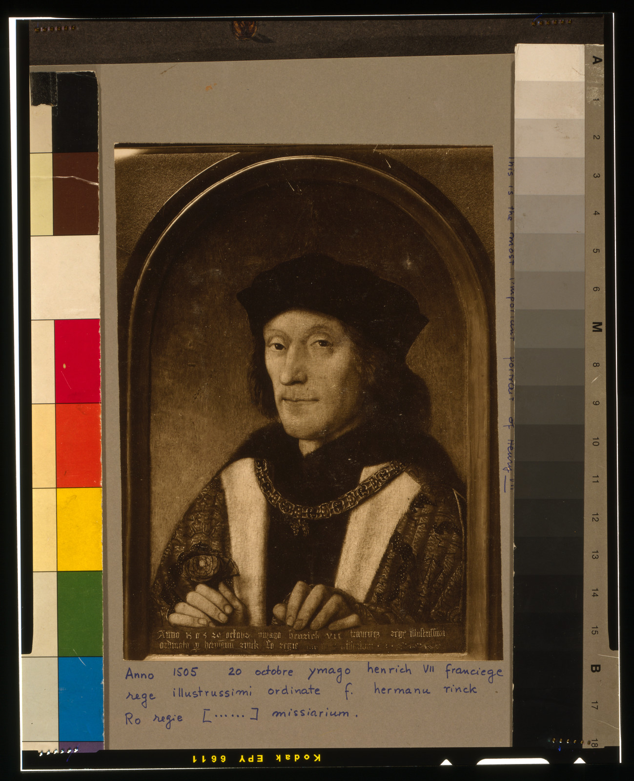 [Henry VII, King of England, head-and-shoulders portrait, facing slightly left], [between 1850 and 1900(?)] — historic photograph