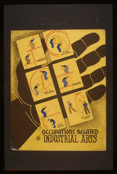 Occupations related to industrial arts / designed by Blanche L. Anish.