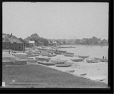 The Beach, looking east, Swampscott, Mass.
