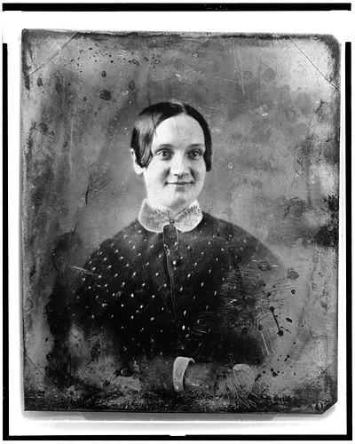 Unidentified woman head