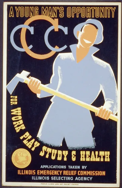 A young mans opportunity for work play study & health / Bender ; made by Illinois WP