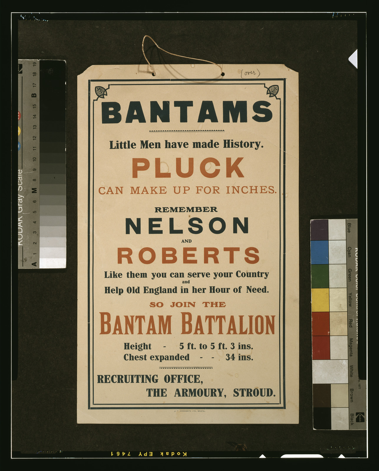 Bantams / J.W. Arrowsmith Ltd., Bristol., [S.l. : s.n., 1915] — vintage poster