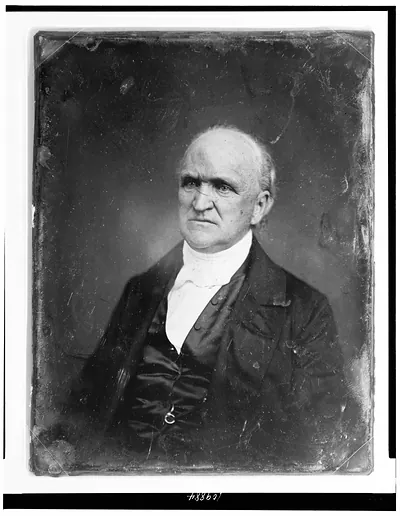 [Samuel Hanson Cox, half-length portrait, three-quarters to the left]