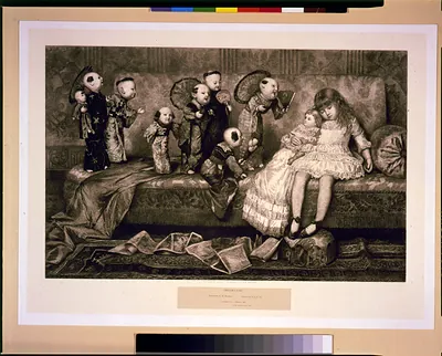 Dream-land / painted by C.D. Weldon ; etched by S.J. Ferris.