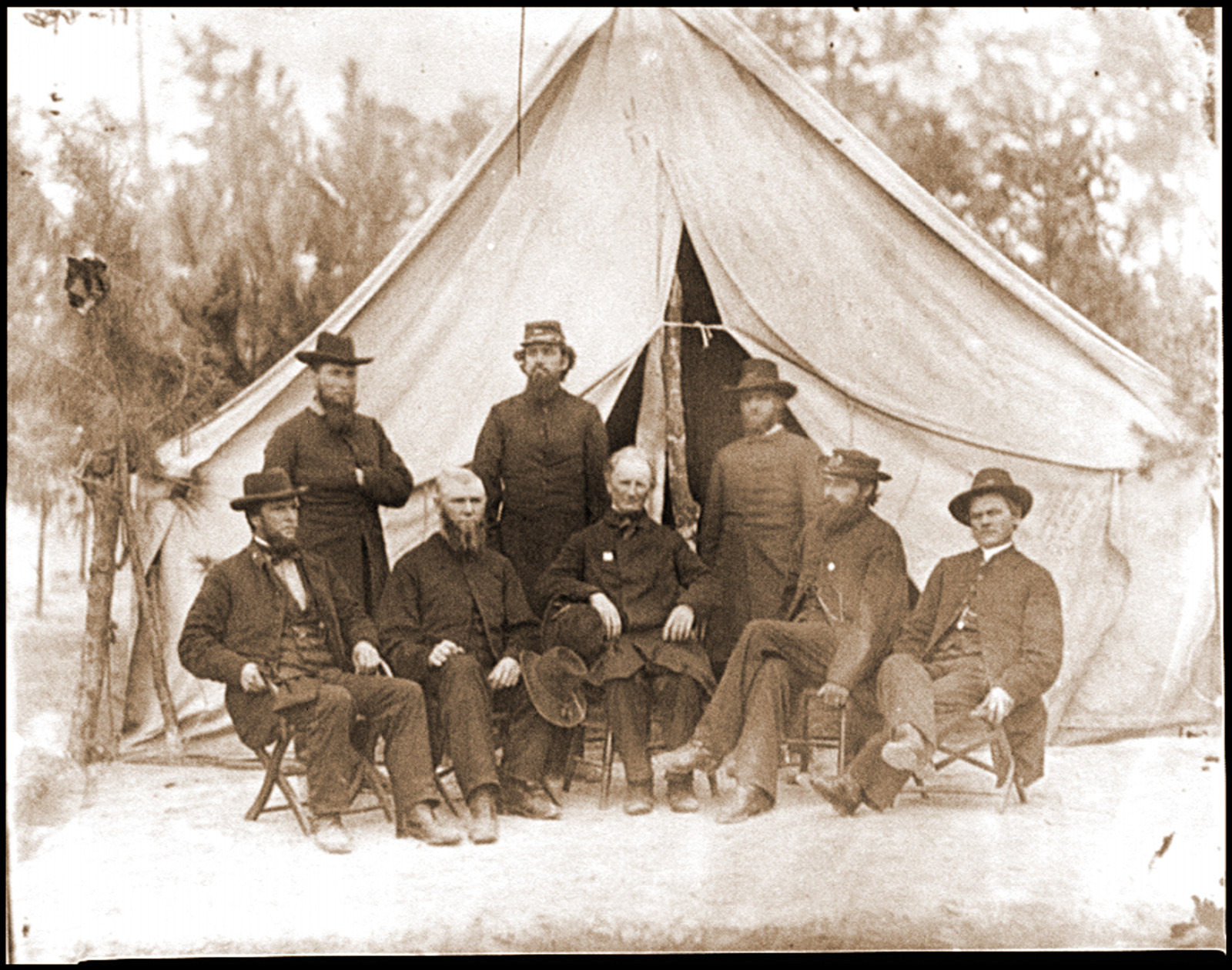 Petersburg Va. Chaplains of the 9th Corps, 1864 — historic photograph
