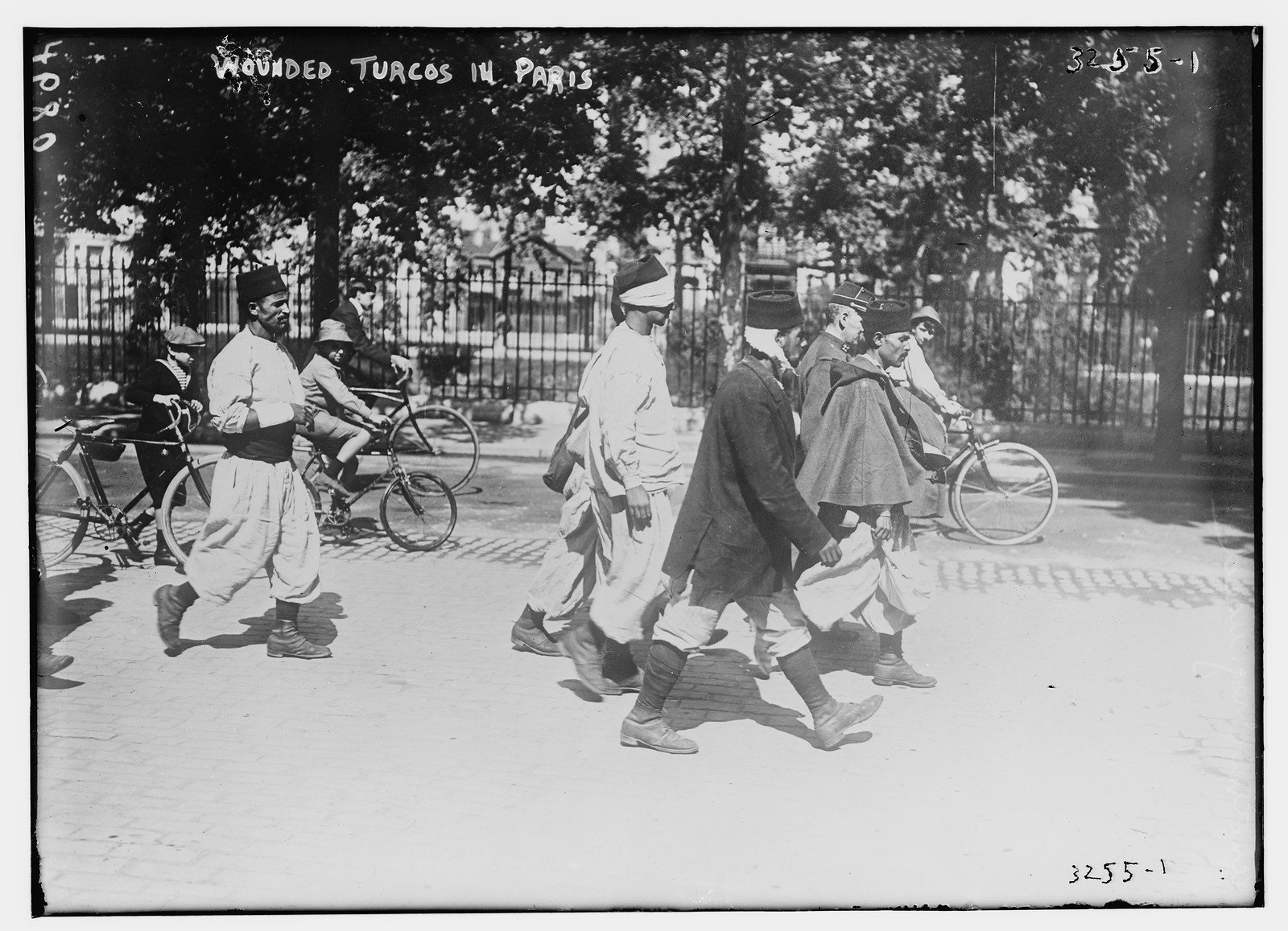Wounded Turcos in Paris, n/a — historic photograph