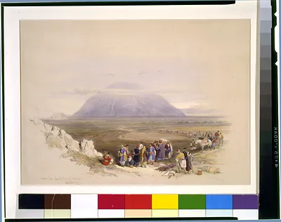 Mount Tabor from the Plain of Esdraelon April 19th 1839