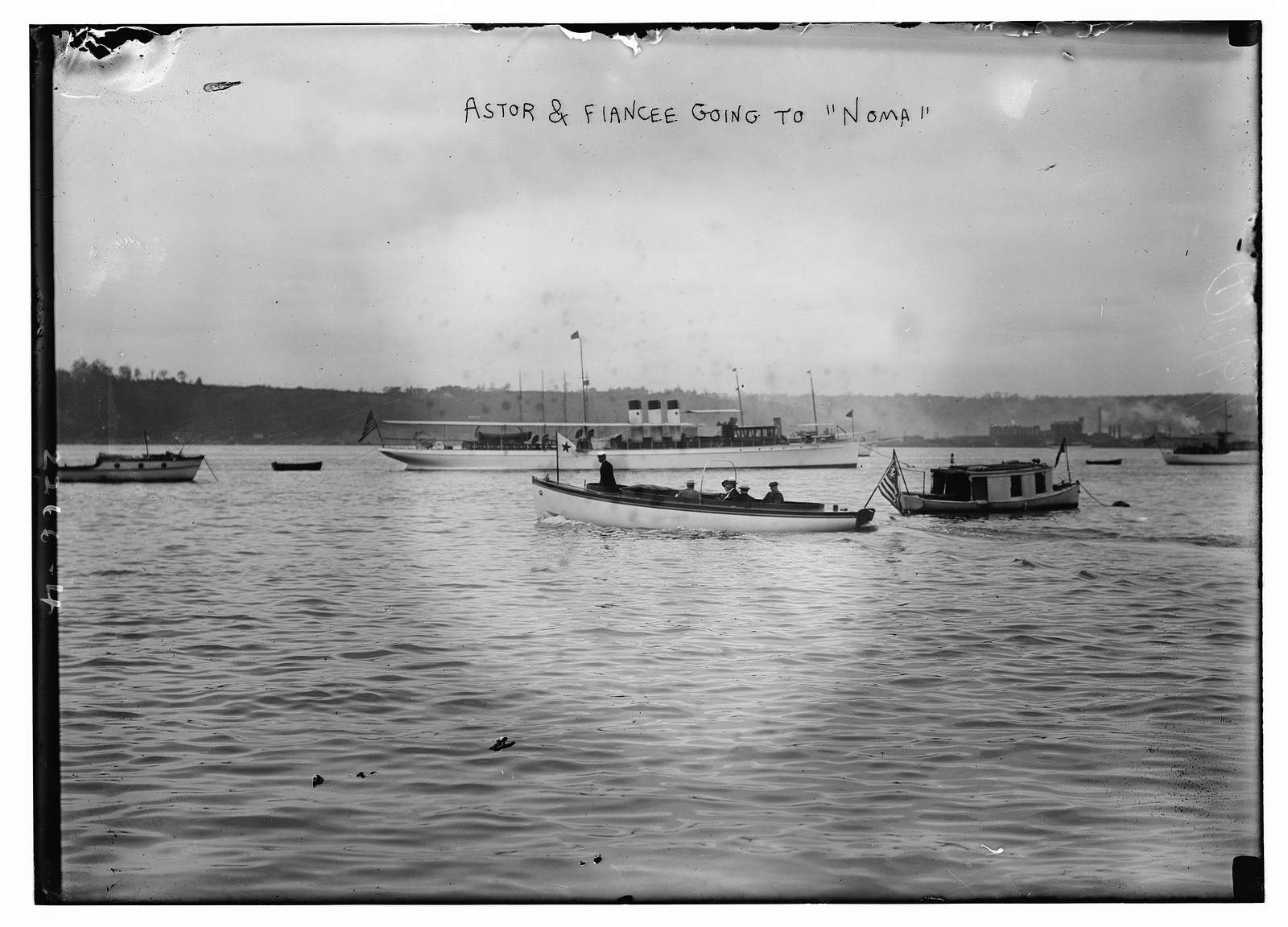 Astor & Fiancee going to NOMA, n/a — historic photograph