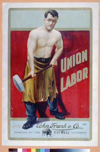 Antique Working Life - Buffalo - Union labor. Cohn, Frank & Co
