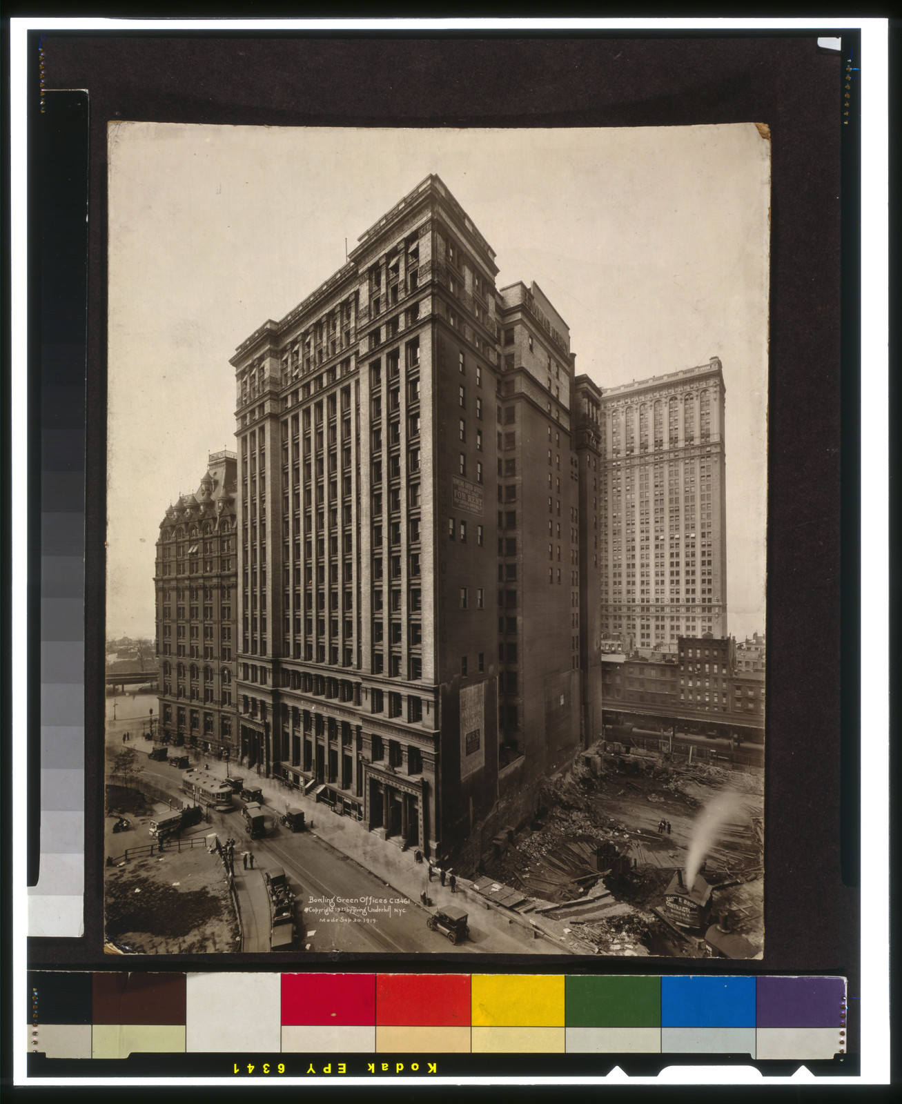 Bowling Green Offices, 1919 Sep. 20, c1921. — historic photograph