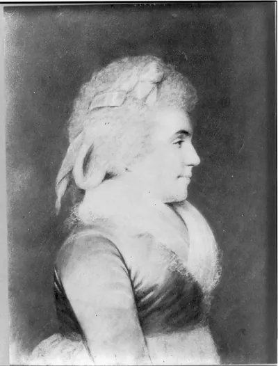 [Mrs. William Cushing, half-length portrait, right profile]