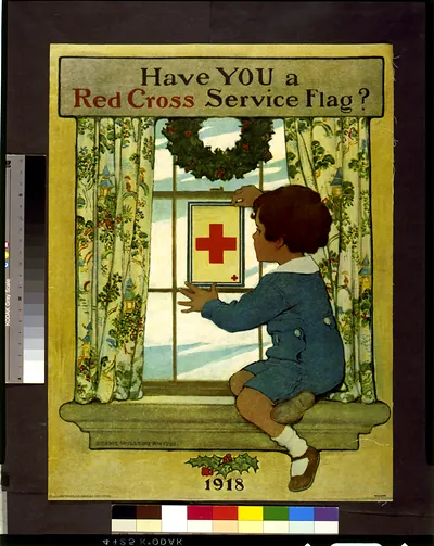 Have you a Red Cross service flag? / Jessie Willcox Smith.