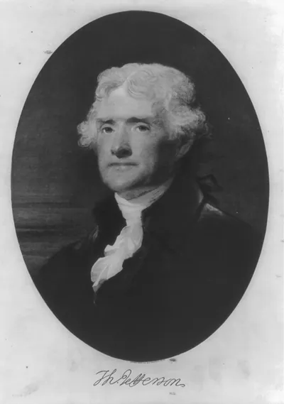 [Thomas Jefferson, bust portrait, facing left]