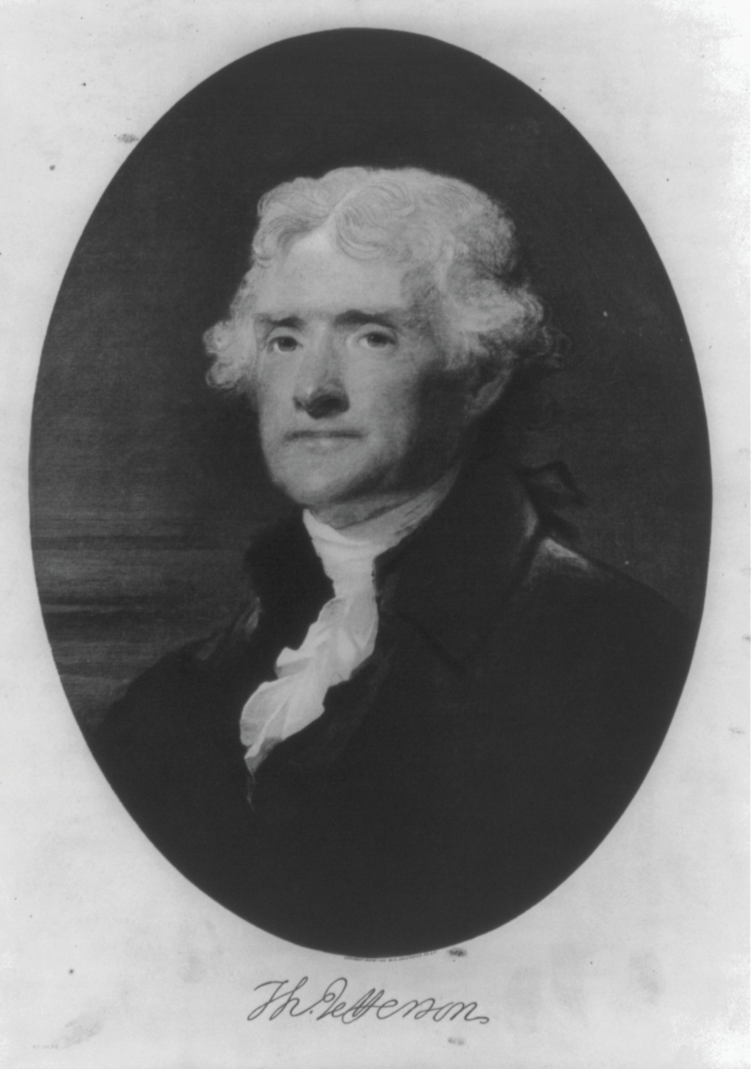 [Thomas Jefferson, bust portrait, facing left], c1907. — historic print