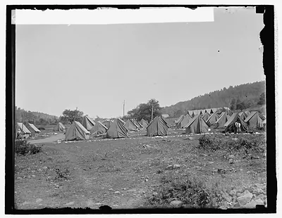 Hoover camp on the Rapidan; Marine Camp, 8/17/29