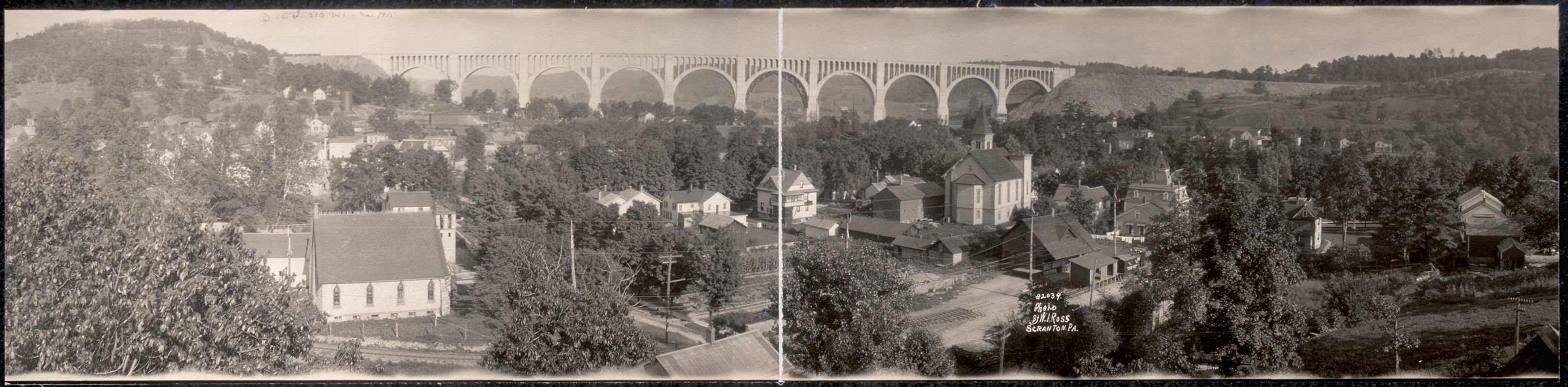 Nicholson Viaduct, Pennsylvania, 1915, 1915 — historic image