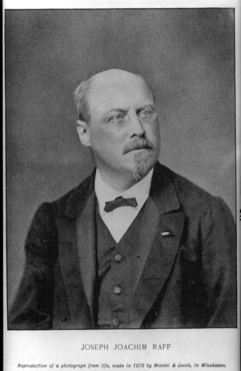 Joseph Joachim Raff, 1878 — historic print