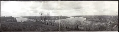 River front Parkers, West Virginia, 1909