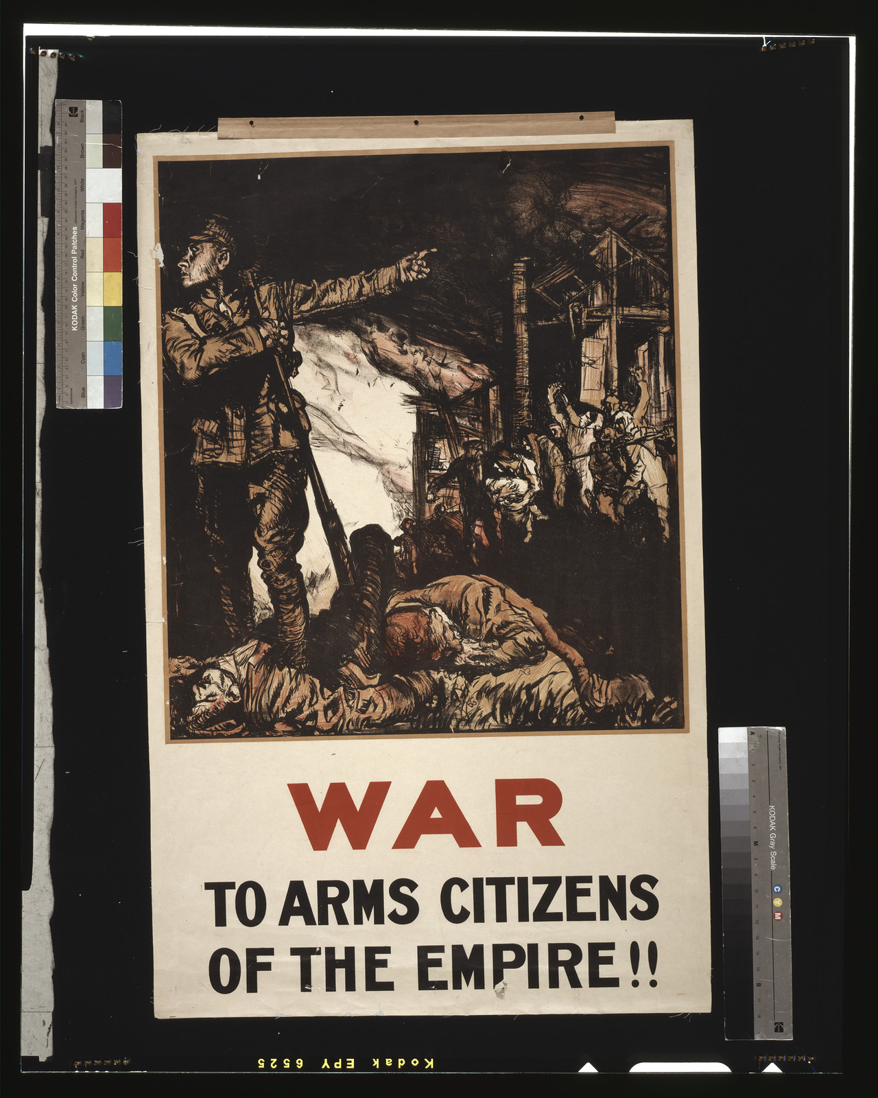 War. To arms citizens of the empire!!, 1915 — vintage poster